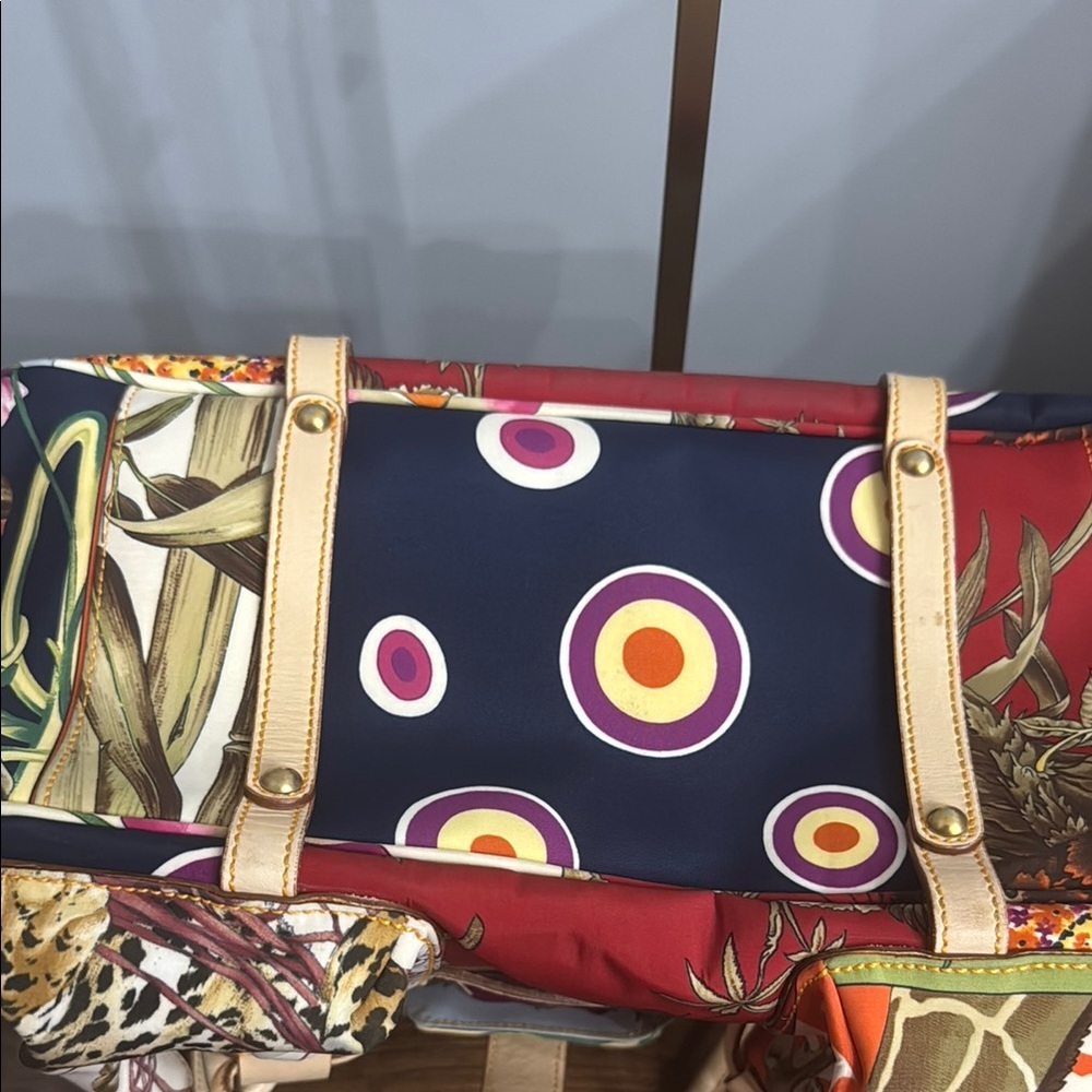 Salvatore Ferragamo Colorful Patchwork Shoulder Bag - Picture 5 of 8